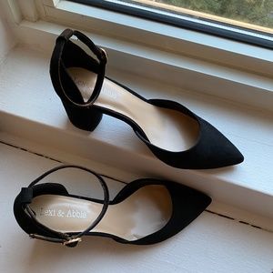 Lexi & Abbie Pointy Toe Block Heel Sandals